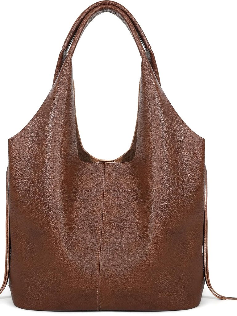 Genuine Leather Hobo Bag For Women, Large Tote Purse For Everyday, Oversized Slo
